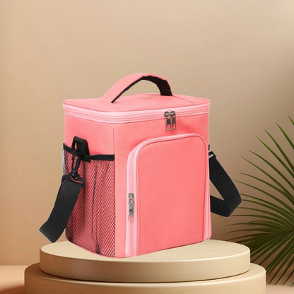 2024 Nylon Waterproof Lunch Bag Multi-function Dinner Insulation Handbag College Work Shoulder Bag Warm Cool Reusable Thermobag