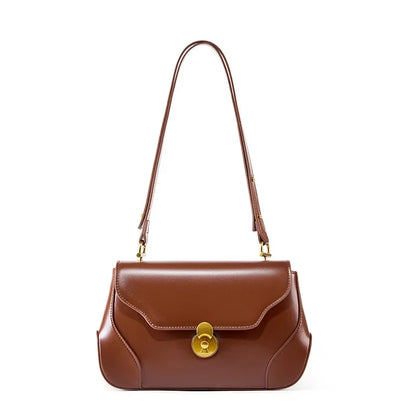2024 Popular Light Luxury and Small Crowd Underarm Bag Women's Cowhide One Shoulder High end Feeling Bag Cross body Bride