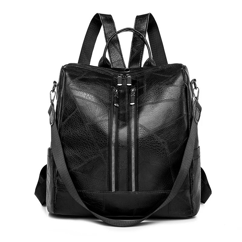 2024 Retro High Quality Leather Backpacks With 4 Colors Available Large Capacity Backpack Luxury Designer Brand Women's Mochilas