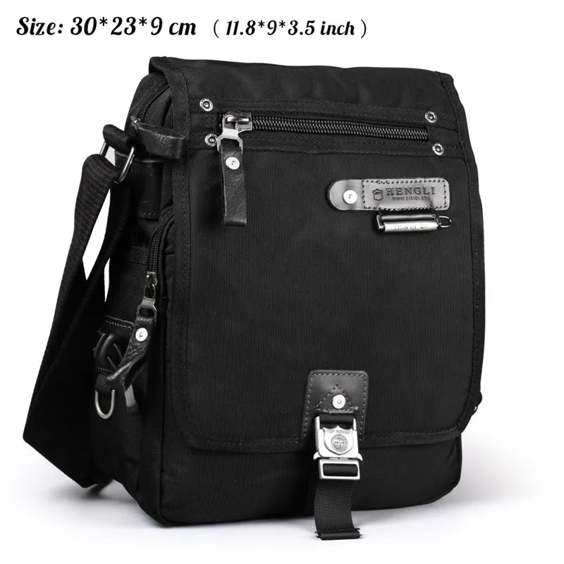2024 Ruil Men Messenger Bag Fashion Waterproof Oxford Cloth Casual Multifunction Travel Crossbody Bags