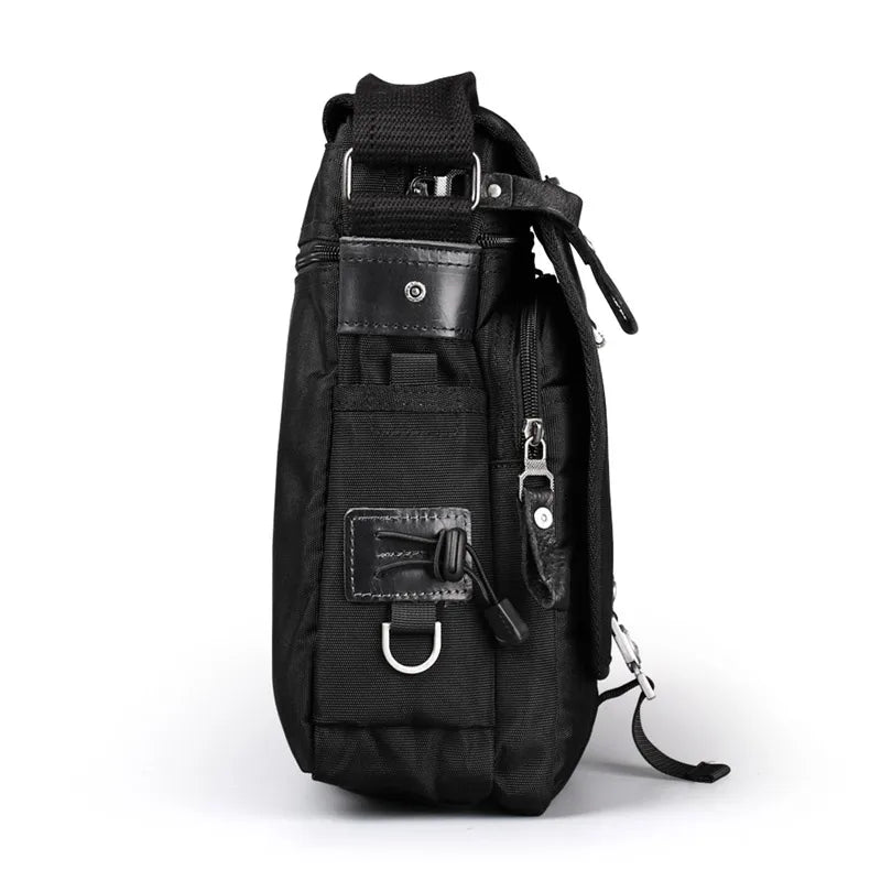 2024 Ruil Men Messenger Bag Fashion Waterproof Oxford Cloth Casual Multifunction Travel Crossbody Bags