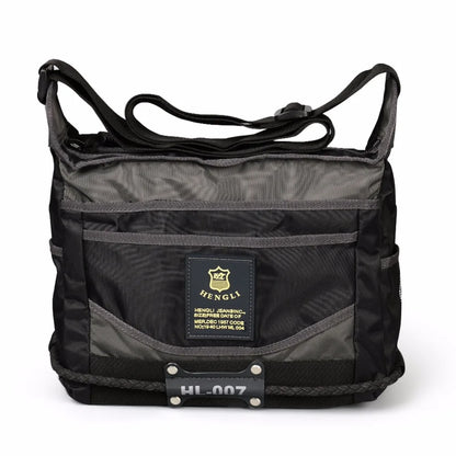 2024 Ruil Men Messenger Canvas Bag Waterproof Oxford Cloth Casual Multifunction Travel Crossbody Bags
