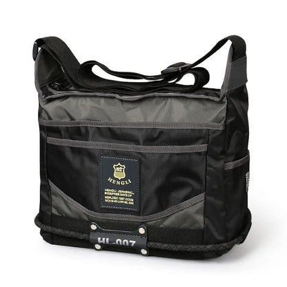 2024 Ruil Men Messenger Canvas Bag Waterproof Oxford Cloth Casual Multifunction Travel Crossbody Bags