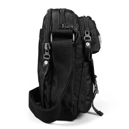 2024 Ruil Men Messenger Canvas Bags Waterproof Oxford Cloth Casual Chest Bag Travel Crossbody Bags