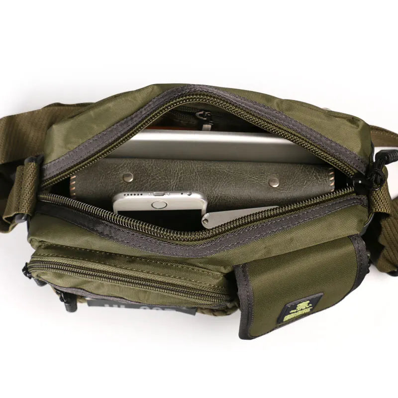 2024 Ruil Multifunction Men Messenger Bags Wear Resistant Oxford Cloth Casual Travel Shoulder Handbags