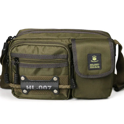 2024 Ruil Multifunction Men Messenger Bags Wear Resistant Oxford Cloth Casual Travel Shoulder Handbags