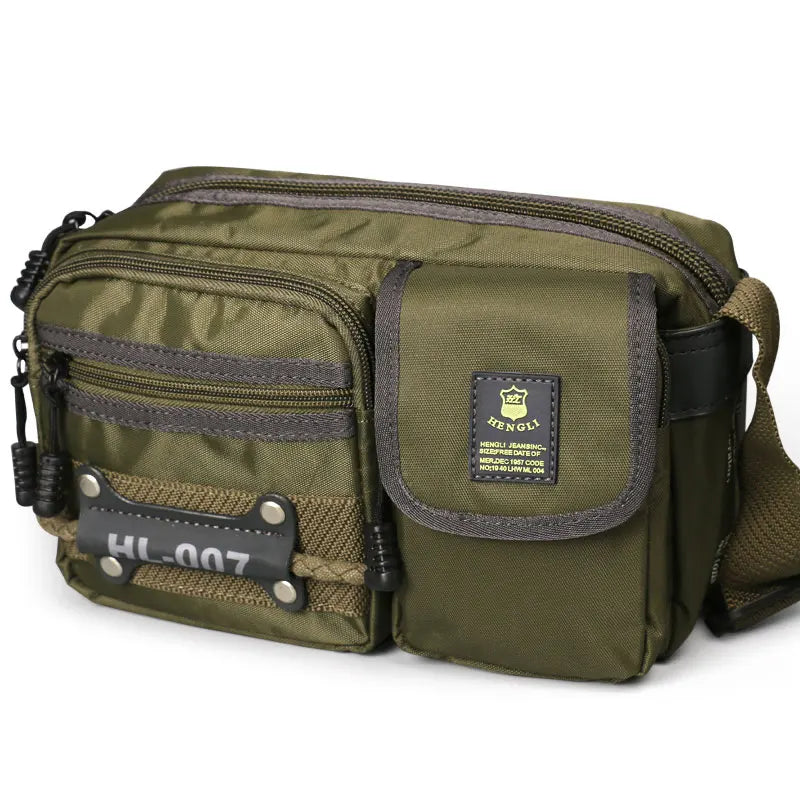 2024 Ruil Multifunction Men Messenger Bags Wear Resistant Oxford Cloth Casual Travel Shoulder Handbags