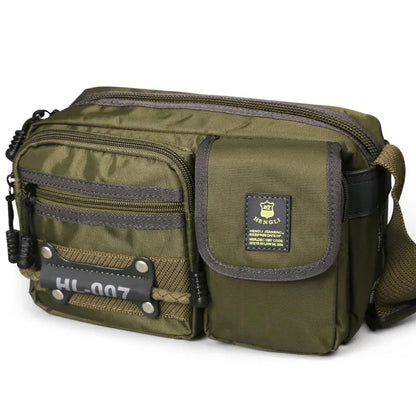 2024 Ruil Multifunction Men Messenger Bags Wear Resistant Oxford Cloth Casual Travel Shoulder Handbags