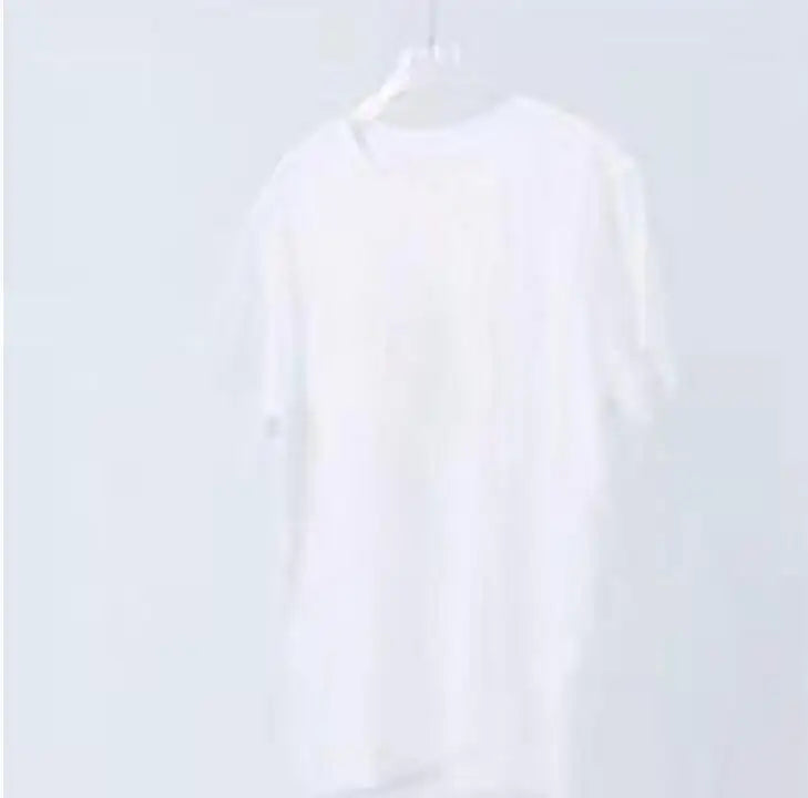 2024 Short T-Shirts Summer Women's Short Sleeve Round Neck Casual Blouse Shirts Solid Color Loose Tops