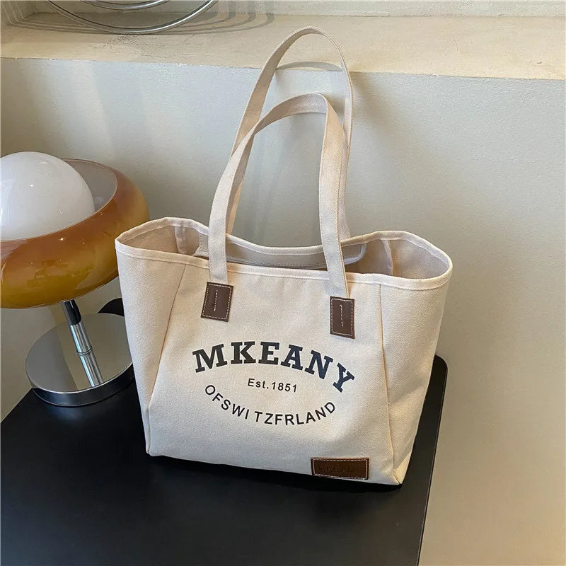 2024 Shoulder Bag Women Shopper Canvas Tote Bag Female Commuting Large Capacity Crossbody Bags Women Designer Handbags