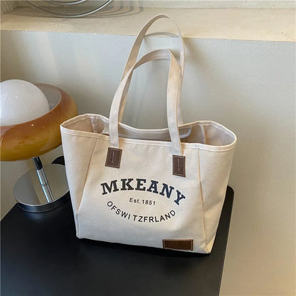 2024 Shoulder Bag Women Shopper Canvas Tote Bag Female Commuting Large Capacity Crossbody Bags Women Designer Handbags