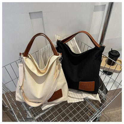 2024 Shoulder Bag Women Shopper Canvas Tote Bag Female Commuting Large Capacity Crossbody Bags Women Designer Handbags