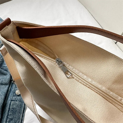 2024 Shoulder Bag Women Shopper Canvas Tote Bag Female Commuting Large Capacity Crossbody Bags Women Designer Handbags