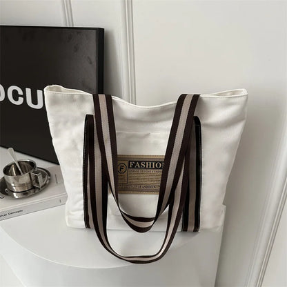 2024 Shoulder Bag Women Shopper Canvas Tote Bag Female Commuting Large Capacity Crossbody Bags Women Designer Handbags