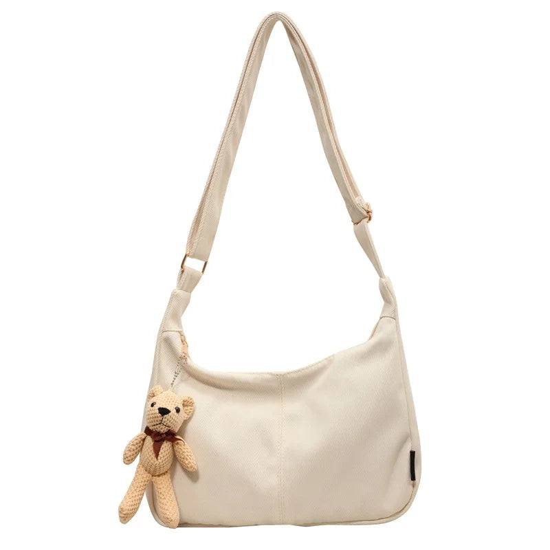 2024 Shoulder Bag Women Shopper Canvas Tote Bag Female Commuting Large Capacity Crossbody Bags Women Designer Handbags