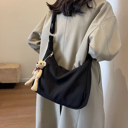 2024 Shoulder Bag Women Shopper Canvas Tote Bag Female Commuting Large Capacity Crossbody Bags Women Designer Handbags
