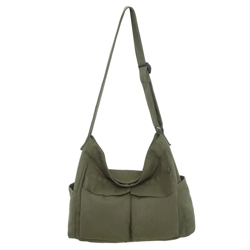 2024 Shoulder Bag Women Shopper Canvas Tote Bag Female Commuting Large Capacity Crossbody Bags Women Designer Handbags