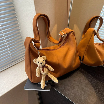 2024 Shoulder Bag Women Shopper Canvas Tote Bag Female Commuting Large Capacity Crossbody Bags Women Designer Handbags