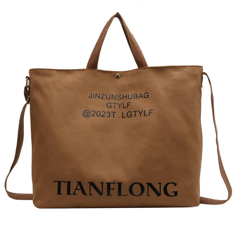 2024 Shoulder Bag Women Shopper Canvas Tote Bag Female Commuting Large Capacity Crossbody Bags Women Designer Handbags