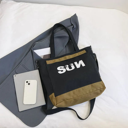 2024 Shoulder Bag Women Shopper Canvas Tote Bag Female Commuting Large Capacity Crossbody Bags Women Designer Handbags