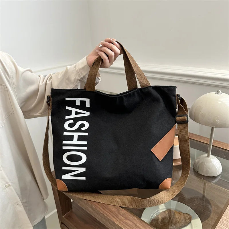 2024 Shoulder Bag Women Shopper Canvas Tote Bag Female Commuting Large Capacity Crossbody Bags Women Designer Handbags