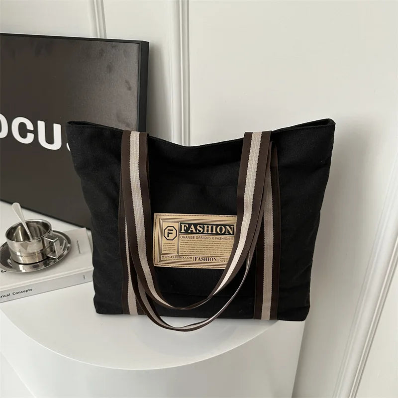 2024 Shoulder Bag Women Shopper Canvas Tote Bag Female Commuting Large Capacity Crossbody Bags Women Designer Handbags