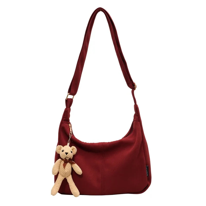 2024 Shoulder Bag Women Shopper Canvas Tote Bag Female Commuting Large Capacity Crossbody Bags Women Designer Handbags