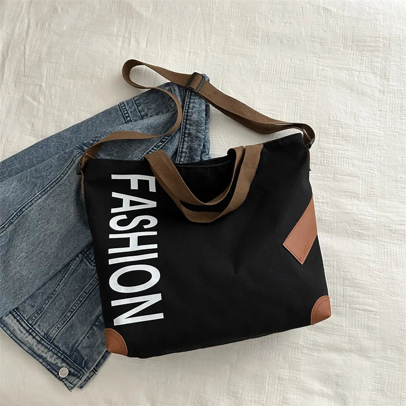 2024 Shoulder Bag Women Shopper Canvas Tote Bag Female Commuting Large Capacity Crossbody Bags Women Designer Handbags