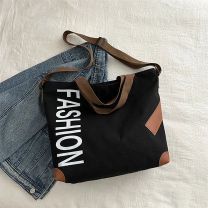 2024 Shoulder Bag Women Shopper Canvas Tote Bag Female Commuting Large Capacity Crossbody Bags Women Designer Handbags