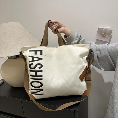 2024 Shoulder Bag Women Shopper Canvas Tote Bag Female Commuting Large Capacity Crossbody Bags Women Designer Handbags