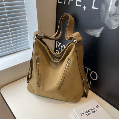 2024 Shoulder Bag Women Shopper Canvas Tote Bag Female Commuting Large Capacity Crossbody Bags Women Designer Handbags