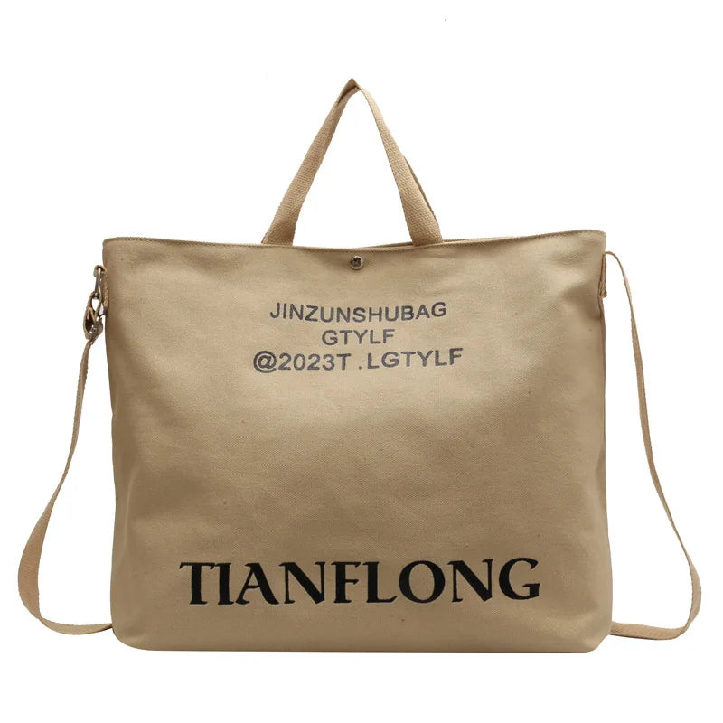 2024 Shoulder Bag Women Shopper Canvas Tote Bag Female Commuting Large Capacity Crossbody Bags Women Designer Handbags