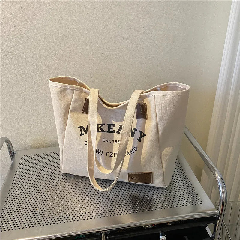 2024 Shoulder Bag Women Shopper Canvas Tote Bag Female Commuting Large Capacity Crossbody Bags Women Designer Handbags