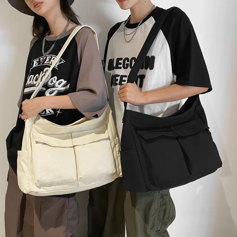 2024 Shoulder Bag Women Shopper Canvas Tote Bag Female Commuting Large Capacity Crossbody Bags Women Designer Handbags