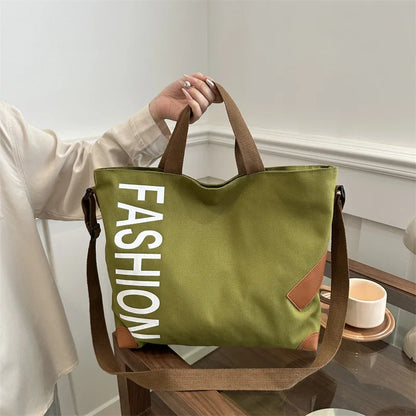 2024 Shoulder Bag Women Shopper Canvas Tote Bag Female Commuting Large Capacity Crossbody Bags Women Designer Handbags
