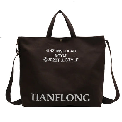 2024 Shoulder Bag Women Shopper Canvas Tote Bag Female Commuting Large Capacity Crossbody Bags Women Designer Handbags