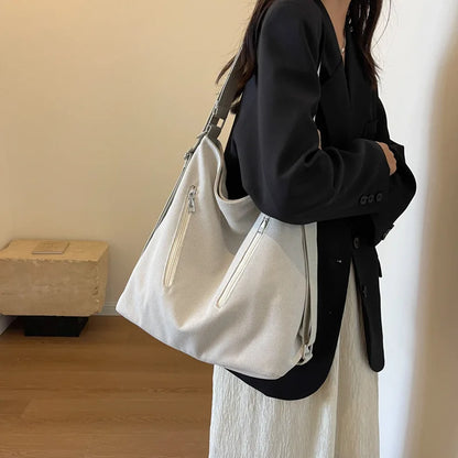 2024 Shoulder Bag Women Shopper Canvas Tote Bag Female Commuting Large Capacity Crossbody Bags Women Designer Handbags