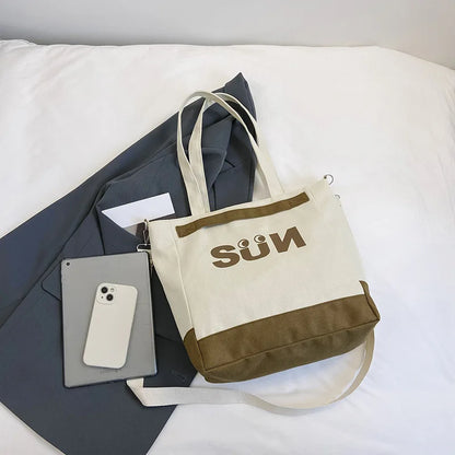 2024 Shoulder Bag Women Shopper Canvas Tote Bag Female Commuting Large Capacity Crossbody Bags Women Designer Handbags