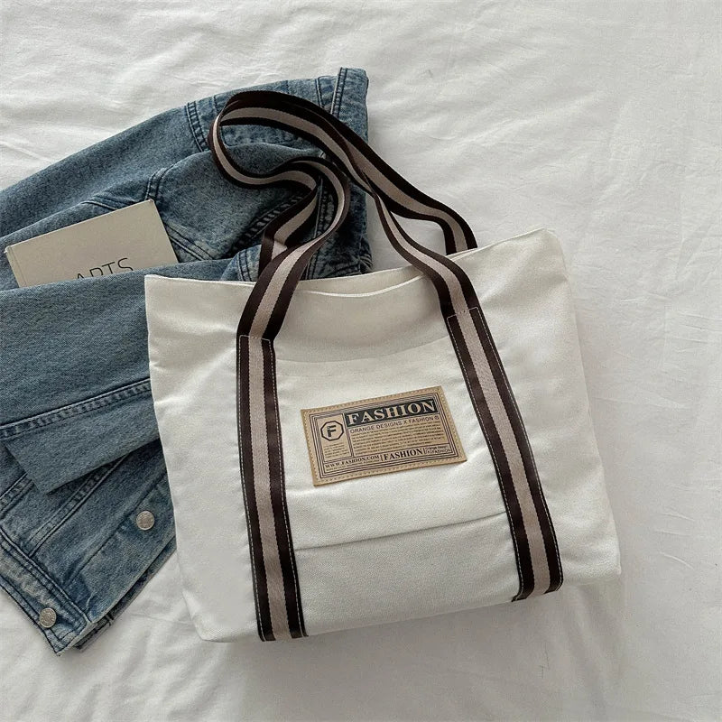 2024 Shoulder Bag Women Shopper Canvas Tote Bag Female Commuting Large Capacity Crossbody Bags Women Designer Handbags