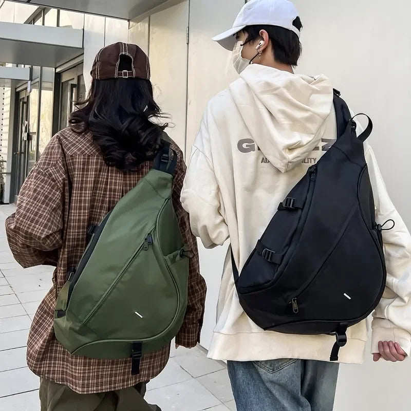2024 Sling Bag Waterproof Crossbody Backpack Over Shoulder Daypack Casual Cross Chest Side Pack Water Drop Crossbody Bag