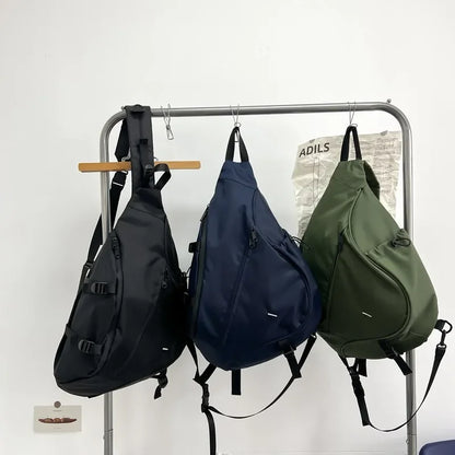 2024 Sling Bag Waterproof Crossbody Backpack Over Shoulder Daypack Casual Cross Chest Side Pack Water Drop Crossbody Bag