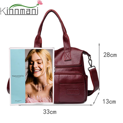 2024 Spring New Girl Wallet and Shoulder Bag Retro Luxury Handbag Women's Designer Multi Pocket Large Capacity Shopping Bags