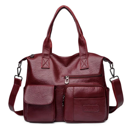 2024 Spring New Girl Wallet and Shoulder Bag Retro Luxury Handbag Women's Designer Multi Pocket Large Capacity Shopping Bags