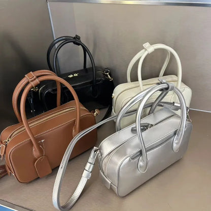 2024 Spring Summer Chic All-match Boston Bag Versatile Portable Crossbody Shoulder Bags Large Capacitycommuter Casual Bolsas