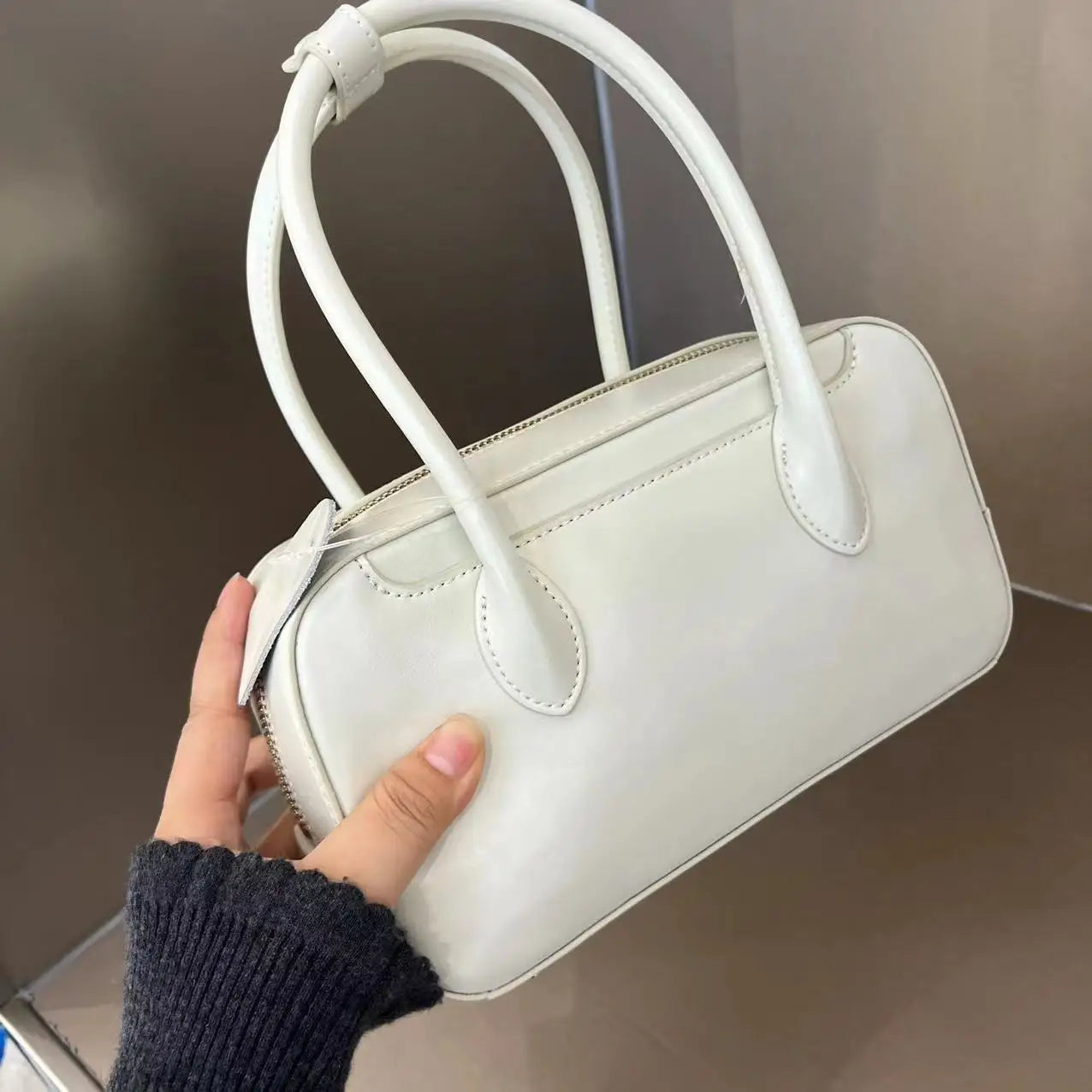2024 Spring Summer Chic All-match Boston Bag Versatile Portable Crossbody Shoulder Bags Large Capacitycommuter Casual Bolsas