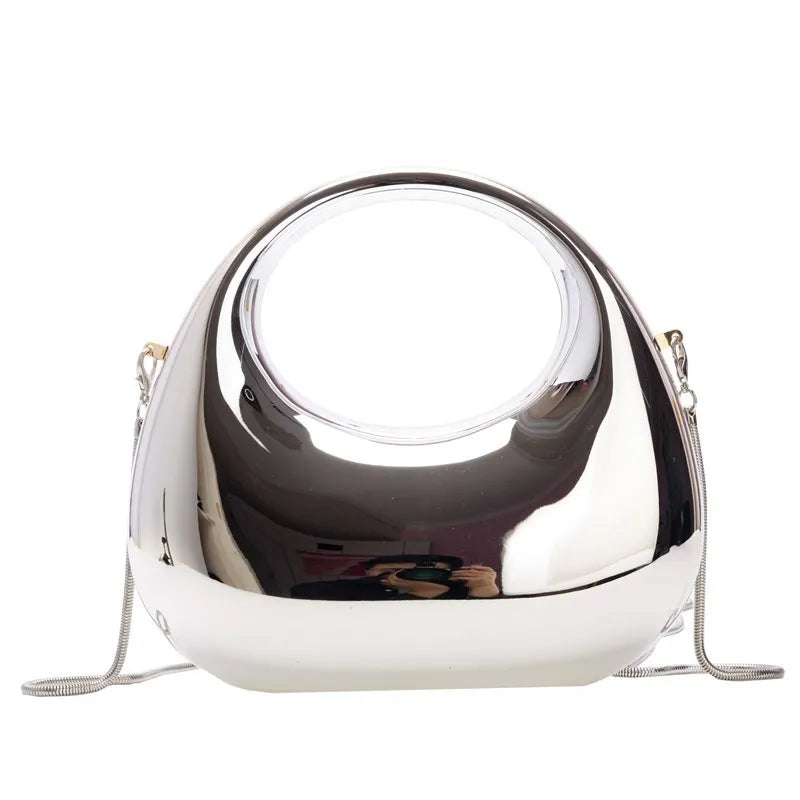 2024 Spring Summer New Fashion Crescent Moon Handbags Large Capacity Makeup Dinner Bag For Women Niche Elegant Bolsas Mujer