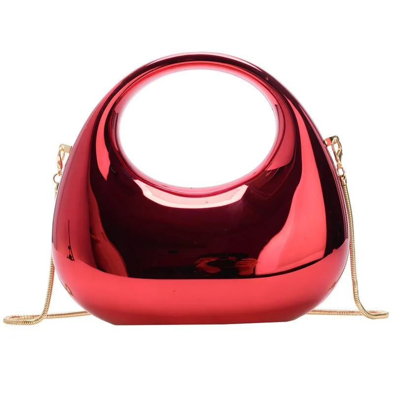 2024 Spring Summer New Fashion Crescent Moon Handbags Large Capacity Makeup Dinner Bag For Women Niche Elegant Bolsas Mujer