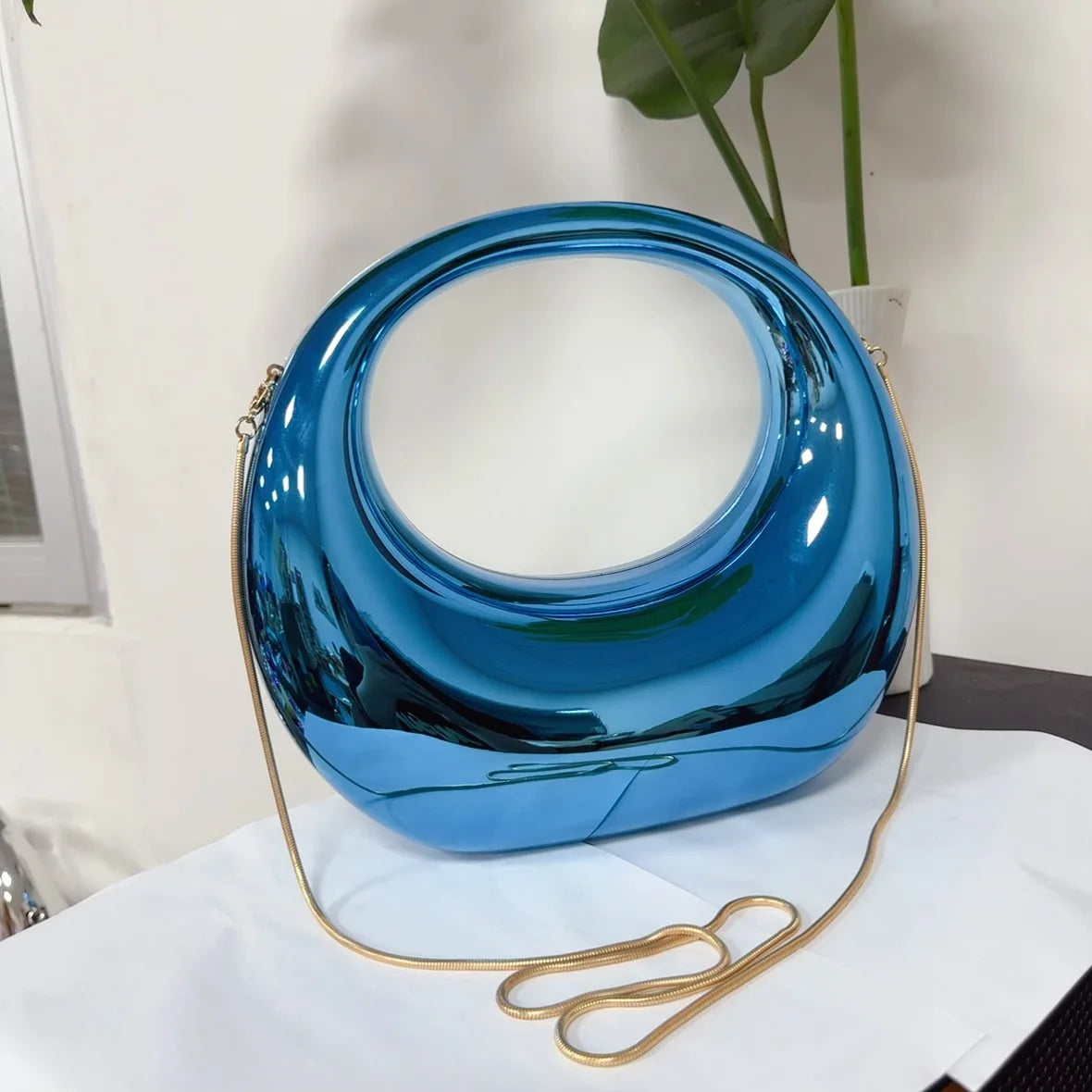 2024 Spring Summer New Fashion Crescent Moon Handbags Large Capacity Makeup Dinner Bag For Women Niche Elegant Bolsas Mujer