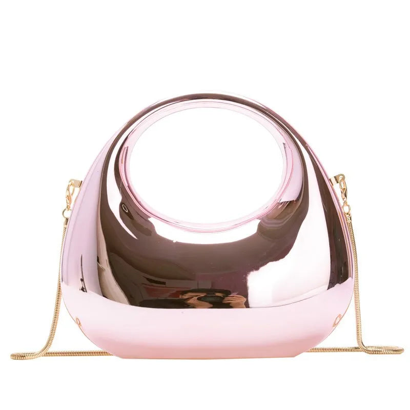 2024 Spring Summer New Fashion Crescent Moon Handbags Large Capacity Makeup Dinner Bag For Women Niche Elegant Bolsas Mujer