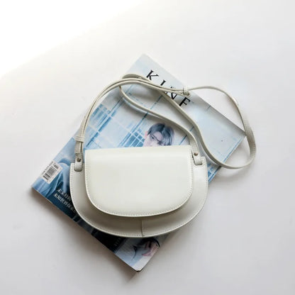 2024 Spring Summer New Niche Designer Shoulder Bags Fashion Commuter Genuine Leather Saddle Bag Light Luxury Elegant Handbags